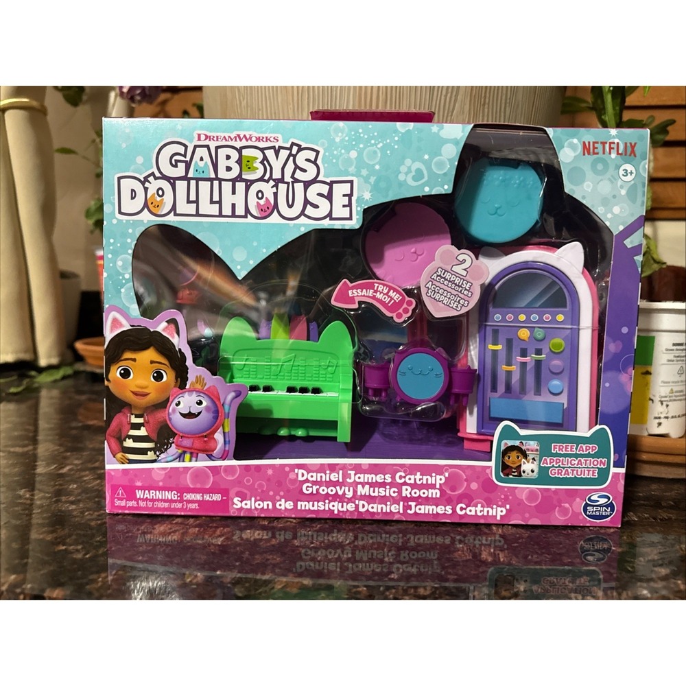 Gabby's Dollhouse Daniel James Catnip's Groovy Music Room NEW